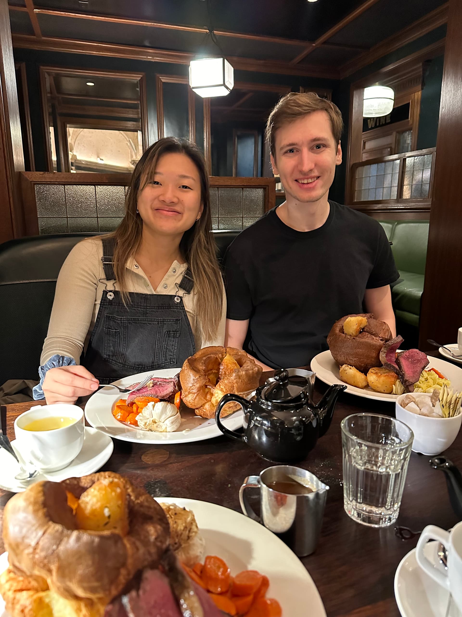 Was such a great day. Thank you for supporting my anglophile-ness. Remember how they were somehow out of basically all tea? They gave us some weird thing.